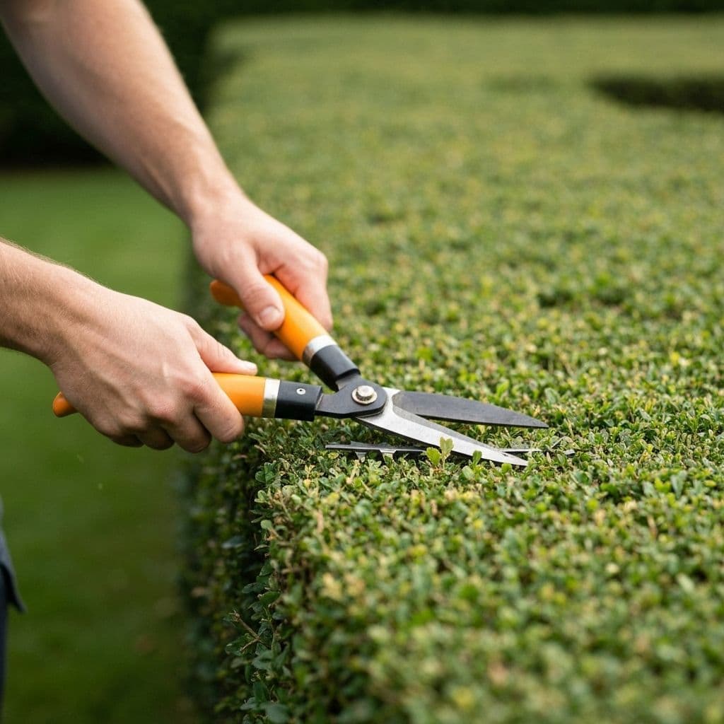 Professional hedge cutting and trimming techniques in Belfast