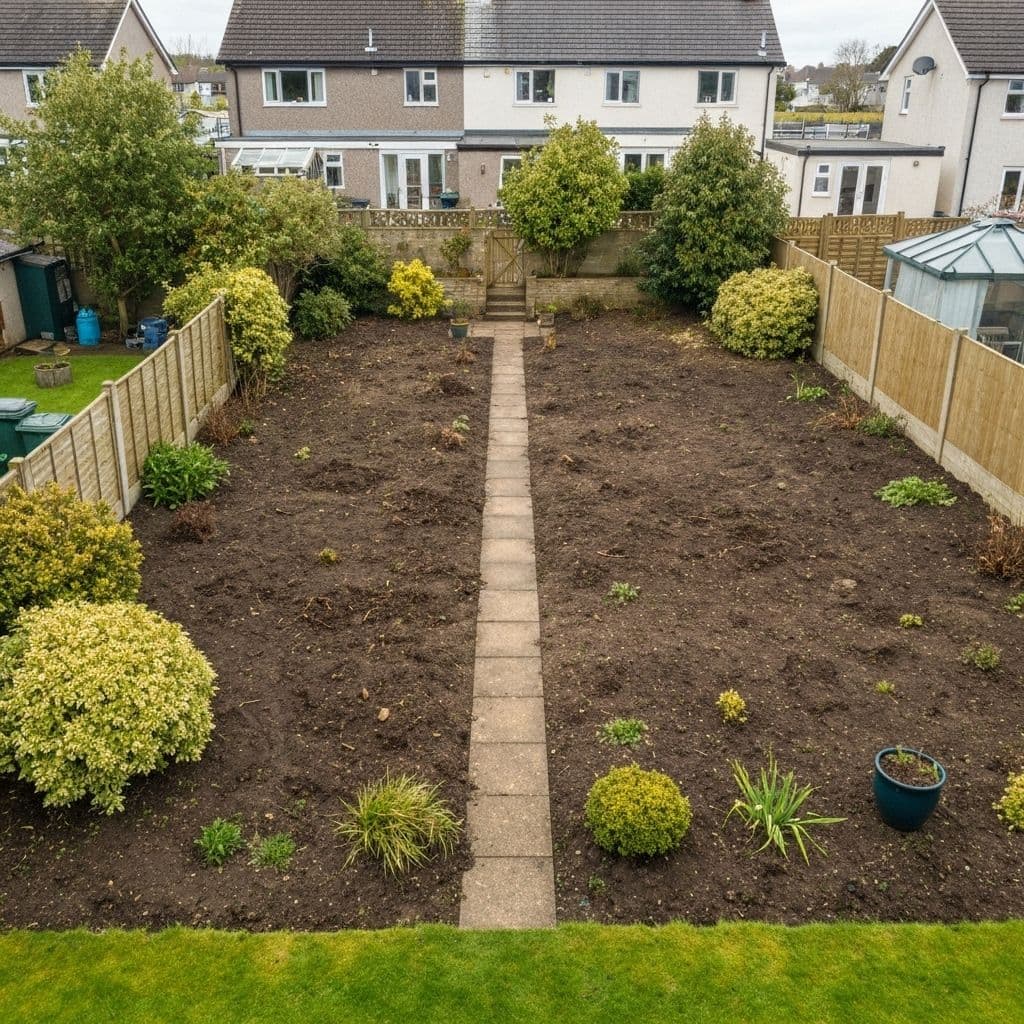 Completed garden clearance project in Belfast