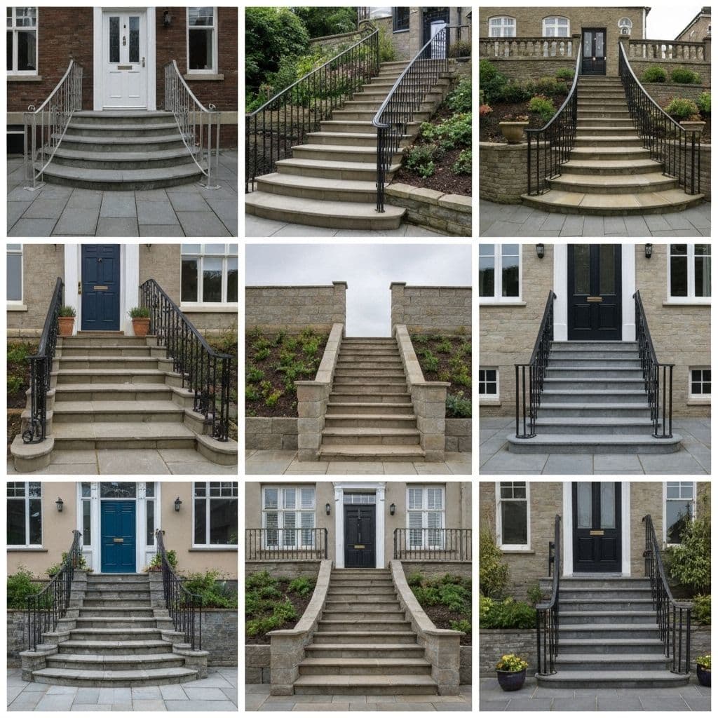 Different types of garden steps and access solutions