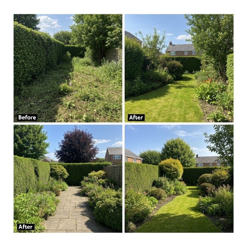 Professional garden clearance services in Belfast