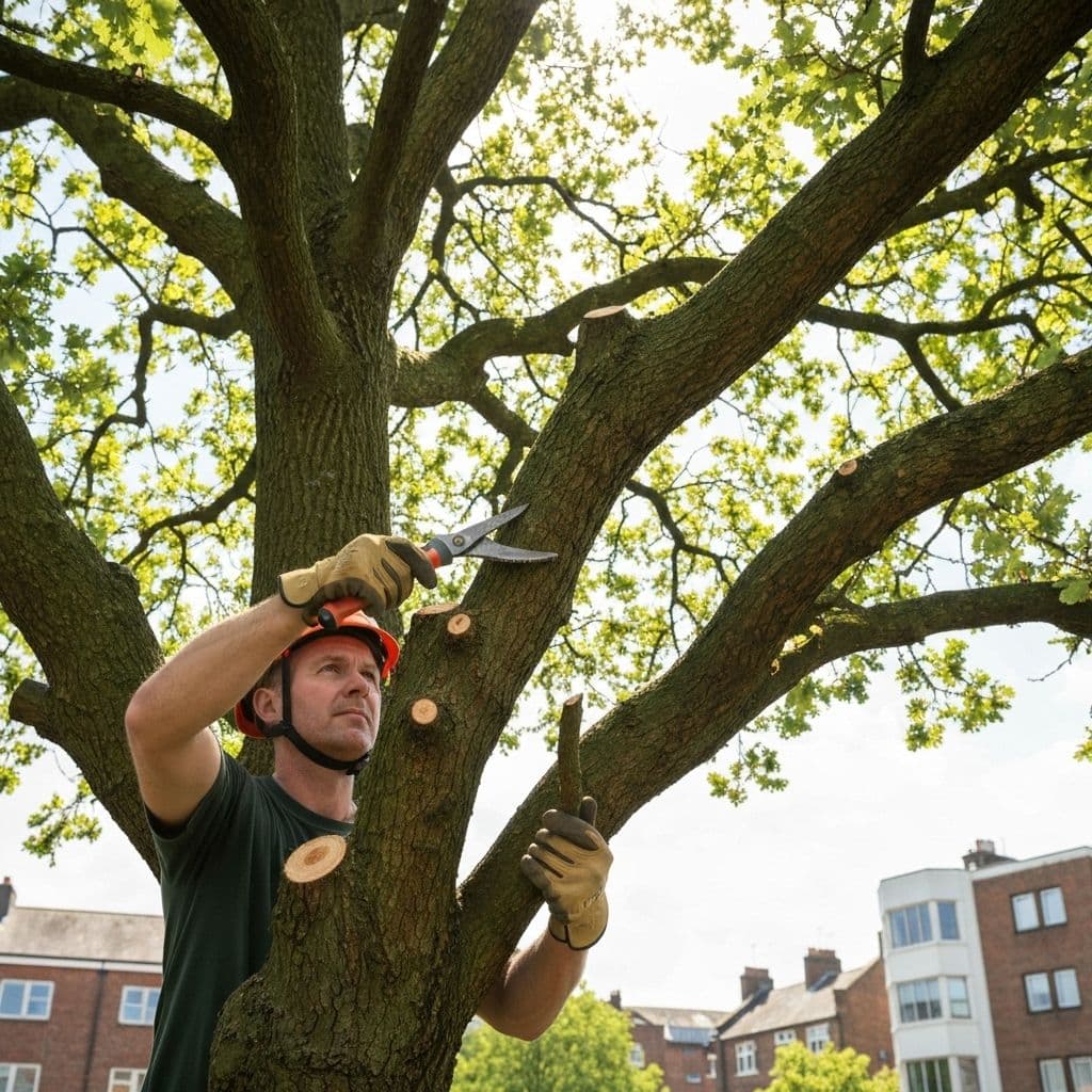 Professional tree surgery and pruning techniques in Belfast